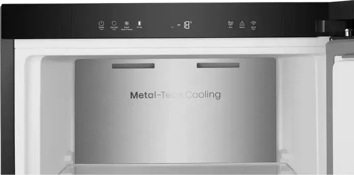 Hisense FT3K310SAFC Upright Freezer, No Frost, Inverter, Metal-Tech Cooling, 312L, Energy Class C, Black, Wi-Fi, 185.6x59.5x60 cm