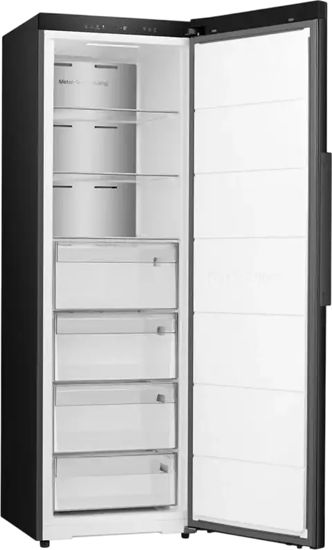 Hisense FT3K310SAFC Upright Freezer, No Frost, Inverter, Metal-Tech Cooling, 312L, Energy Class C, Black, Wi-Fi, 185.6x59.5x60 cm