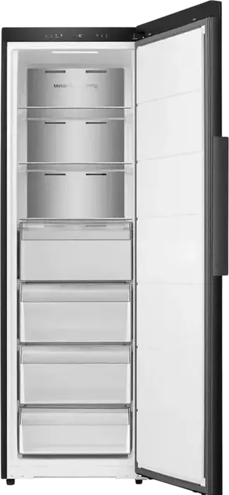 Hisense FT3K310SAFC Upright Freezer, No Frost, Inverter, Metal-Tech Cooling, 312L, Energy Class C, Black, Wi-Fi, 185.6x59.5x60 cm