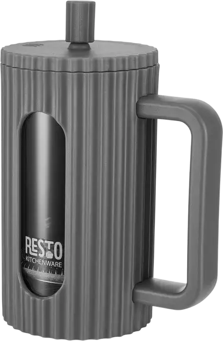 Cafetiera French Press RESTO 90534, 0,6L, Gri inchis