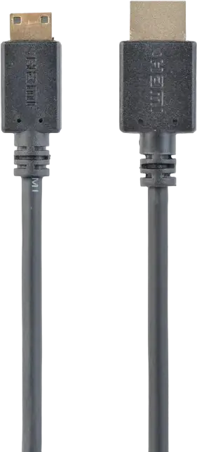 Кабель Cablexpert CC-HDMI4C-6 HDMI - mini-HDMI 1.8м, 4K @60Hz 10Gbps, позолоченные коннекторы Type A - Type C, ARC, HEC, поддержка 3D, черный