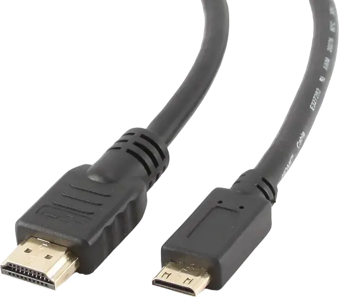 Кабель Cablexpert CC-HDMI4C-6 HDMI - mini-HDMI 1.8м, 4K @60Hz 10Gbps, позолоченные коннекторы Type A - Type C, ARC, HEC, поддержка 3D, черный