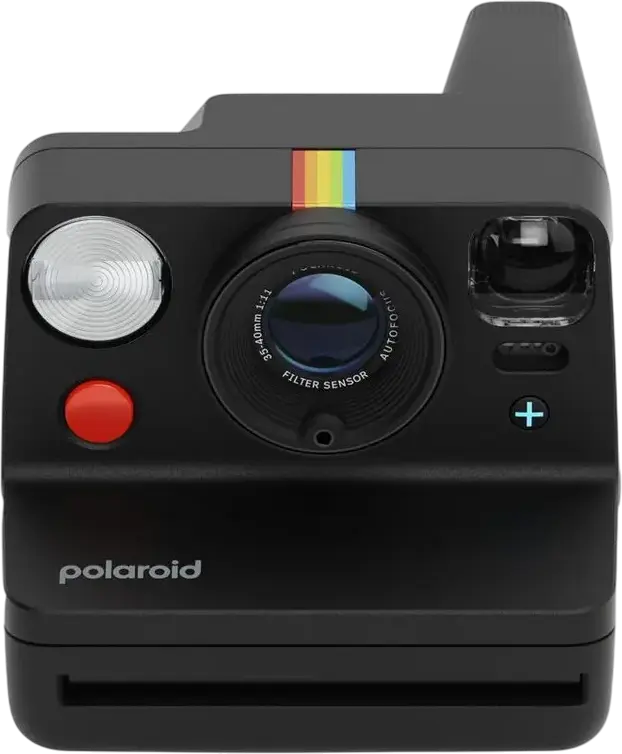 Cameră Foto Polaroid Now+ Gen 3 + Color Film Bundle, Negru