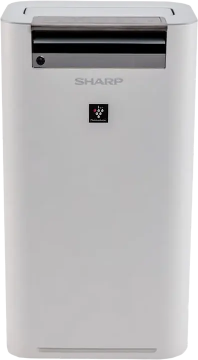 Sharp KCG50EUW Air Purifier and Humidifier, Plasmacluster Ion Technology, 4-Stage HEPA Filtration, 306 m3/h Cleaning Capacity, 2.5L Tank, White