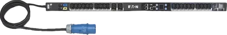 Eaton EMIB05 Metered Input Rack PDU 0U, 32A 1-Phase 200-240V 7.4kW, 20x C13 & 4x C19 Outlets, Ethernet SNMP Remote Management, LCD Display