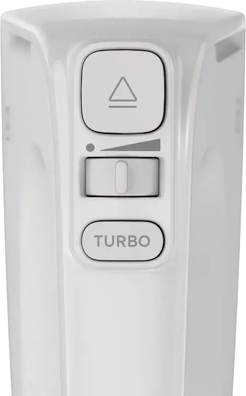 Electrolux EHM4W 300 Series Hand Mixer, 500W, 5 Speed Settings with Turbo Mode, Stainless Steel Beaters and Dough Hooks, White