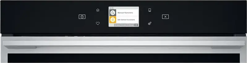 Whirlpool W9 MD260 Built-in Combined Microwave Oven, Stainless Steel, 31L Capacity, 6th Sense Technology, Crisp and JetFrost Functions, Digital Display