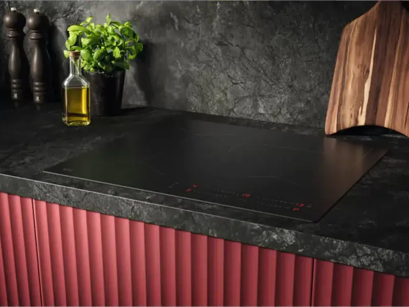 AEG TO64IC0FIT 5000 Fast & Powerful Built-in Induction Hob, SaphirMatt Vitroceramic Surface, 4 Zones, PowerBoost, Hob2Hood, Direct Touch Control, 58x51 cm