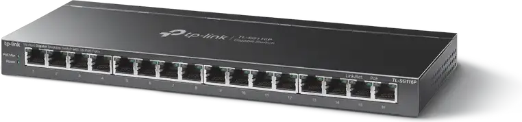 Comutator PoE TP-LINK TL-SG116P, IEEE 802.3af/at