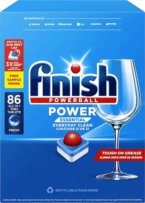 Tablete Finish Essential Fresh 86 buc