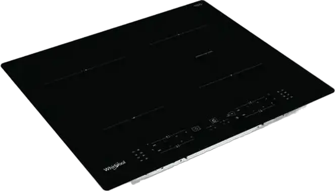 Plita cu inductie incorporabila Whirlpool WB B8360 NE, 4 zone, 6th Sense, Vitroceramica Neagra, 7.2kW, Control Touch, Connexion Zone, 59x51 cm