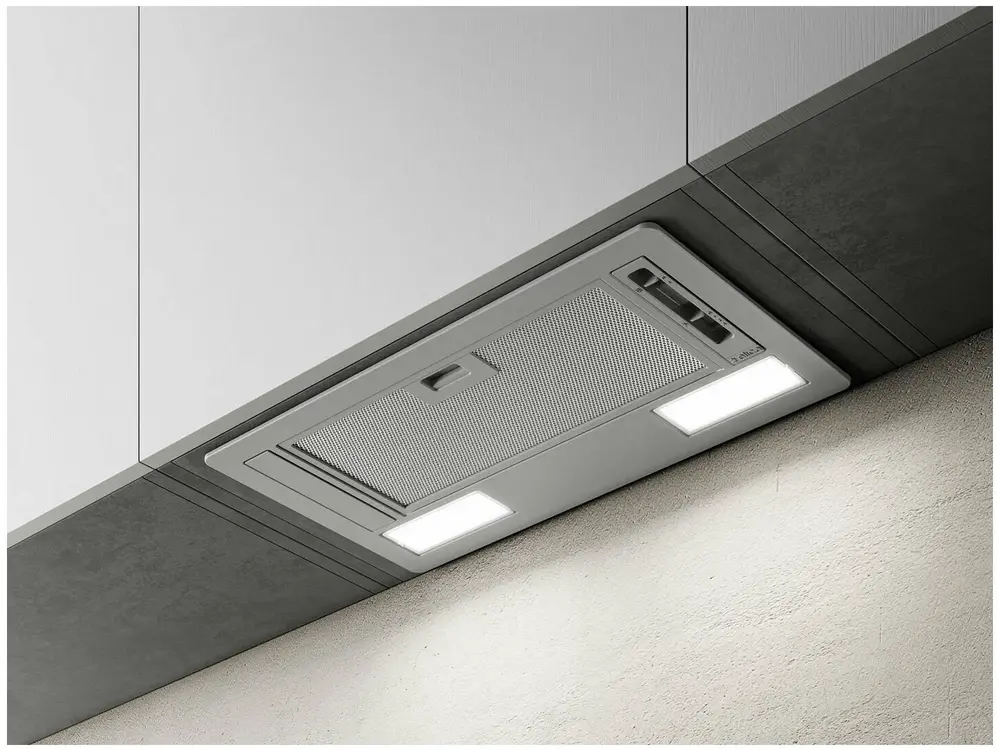 Hota Telescopică Încorporabilă Elica ERA GR/A/52, Capacitate 700 m3/h, 3 Viteze, Control Slider, Iluminare LED, Gri, Fabricată în Italia