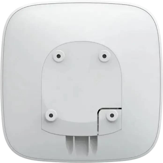 Panou de Control Inteligent pentru Alarmă Ajax Hub 2, Ethernet și Dual SIM 2G GSM, Protocol Radio Wings cu Verificare Foto, Alb, IP50