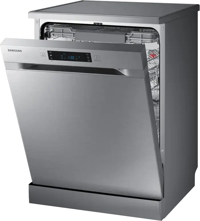 Samsung DW60A6092FS Freestanding Dishwasher, 14 Place Settings, Color: Stainless Steel, Auto Door Open, Hygiene Care, 7 Programs, Energy Class D, 84.5x59.8x60 cm