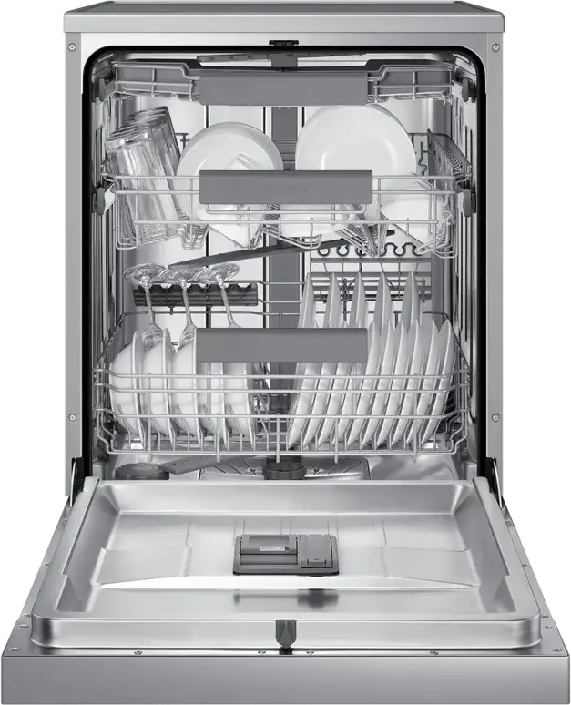 Samsung DW60A6092FS Freestanding Dishwasher, 14 Place Settings, Color: Stainless Steel, Auto Door Open, Hygiene Care, 7 Programs, Energy Class D, 84.5x59.8x60 cm