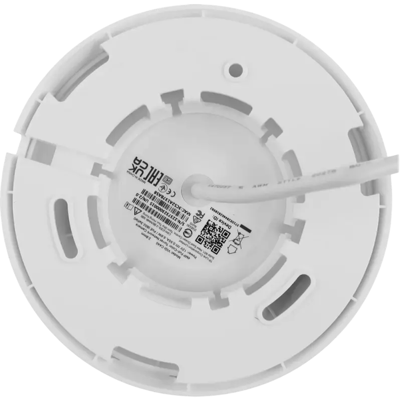 TP-Link VIGI C440 4MP IP Turret Surveillance Camera, 2.8mm Lens, f/1.6 Aperture, 30m IR Night Vision, Built-in Mic and Speaker, H.265+, ONVIF, White