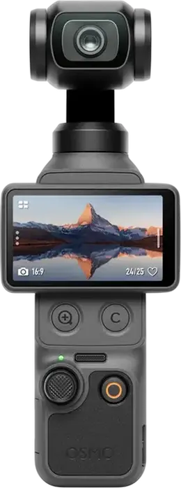 DJI Osmo Pocket 4 Essential Combo Handheld Gimbal Camera, 1-inch CMOS Sensor, 4K Video up to 240fps, 3-Axis Stabilization, 2.0" OLED Touchscreen, Black