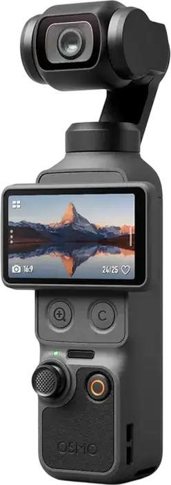DJI Osmo Pocket 4 Essential Combo Handheld Gimbal Camera, 1-inch CMOS Sensor, 4K Video up to 240fps, 3-Axis Stabilization, 2.0" OLED Touchscreen, Black