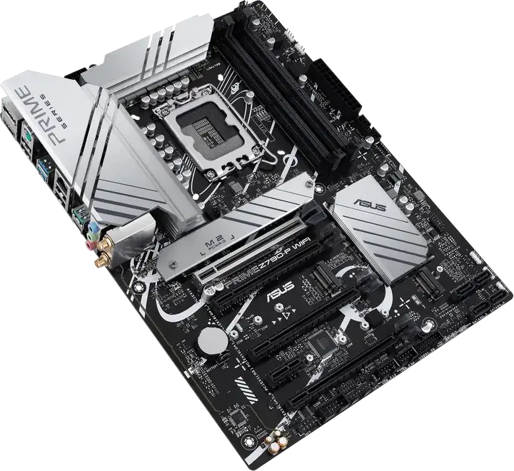 Материнская плата ASUS PRIME Z790-P WIFI LGA1700 Intel Z790 ATX DDR5 7200+ МГц PCIe 5.0 Intel Wi-Fi 6 Bluetooth 5.2 Ethernet 2.5 Гбит/с 3x M.2 PCIe 4.0