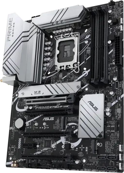 Материнская плата ASUS PRIME Z790-P WIFI LGA1700 Intel Z790 ATX DDR5 7200+ МГц PCIe 5.0 Intel Wi-Fi 6 Bluetooth 5.2 Ethernet 2.5 Гбит/с 3x M.2 PCIe 4.0
