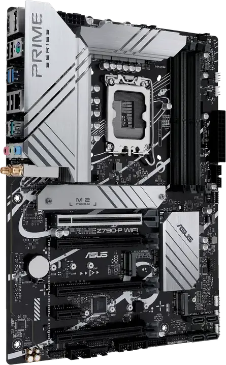 Материнская плата ASUS PRIME Z790-P WIFI LGA1700 Intel Z790 ATX DDR5 7200+ МГц PCIe 5.0 Intel Wi-Fi 6 Bluetooth 5.2 Ethernet 2.5 Гбит/с 3x M.2 PCIe 4.0