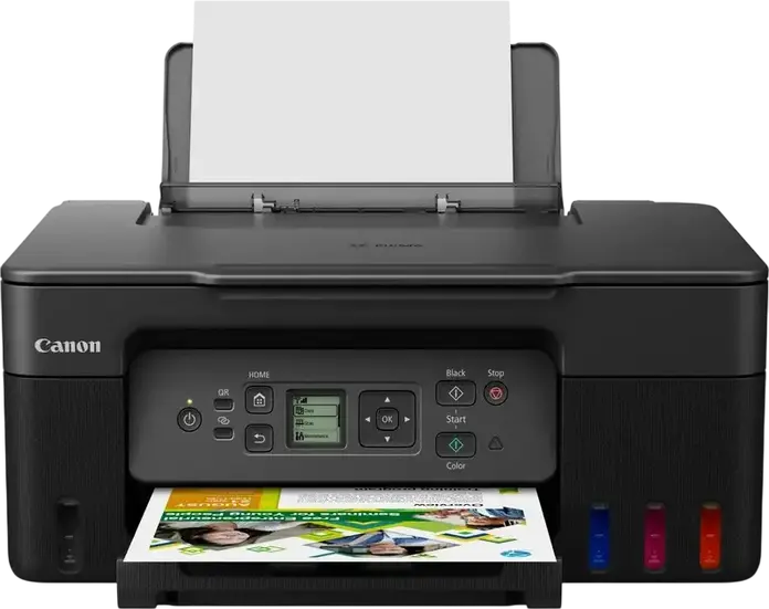 Canon Pixma G3470 MegaTank 3-in-1 Multifunction Inkjet Printer, Wi-Fi, AirPrint, Refillable Ink Tank, Print Scan Copy, Black, 4800x1200 dpi, Color: Black