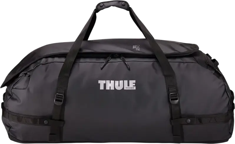 Thule Chasm Transformer 130L Sport Travel Duffel Bag, Convertible Backpack, Weather-Resistant Nylon, Wide Mouth Opening, Black