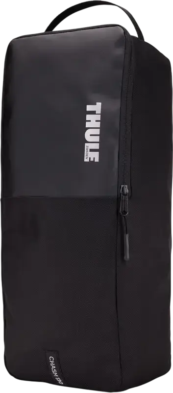 Thule Chasm Transformer 130L Sport Travel Duffel Bag, Convertible Backpack, Weather-Resistant Nylon, Wide Mouth Opening, Black