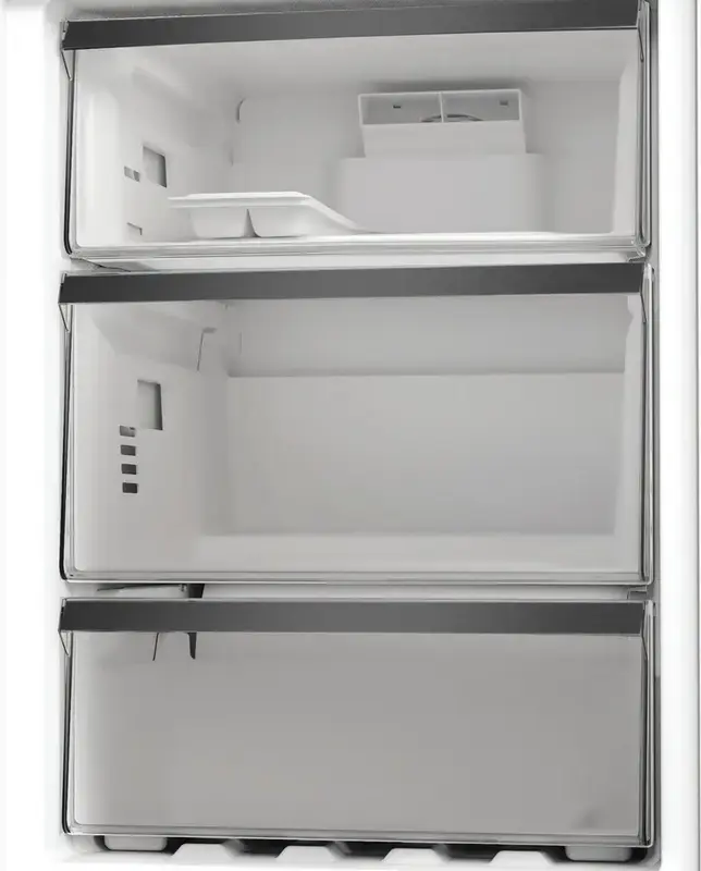 Холодильник Whirlpool WHK 25404 XBR5E с нижней морозильной камерой, Dual No Frost, инверторный компрессор ZenInverter, черный, объем 355 л, класс D