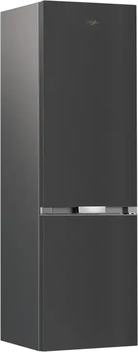 Холодильник Whirlpool WHK 25404 XBR5E с нижней морозильной камерой, Dual No Frost, инверторный компрессор ZenInverter, черный, объем 355 л, класс D