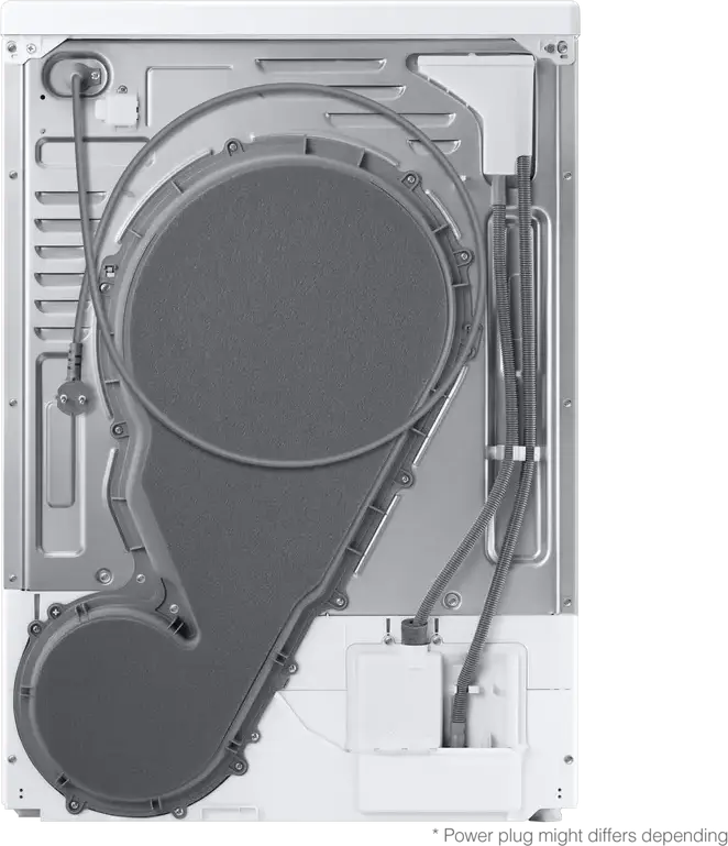 Uscător de rufe cu pompă de căldură Samsung DV90T6240LK, Capacitate 9 kg, Clasa Energetică A+++, Control Wi-Fi, Funcție Anti-Crease, Încărcare Frontală