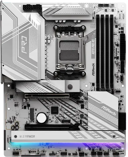 Placă de bază ASRock X870 PRO RS, AM5, AMD X870, ATX