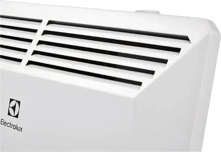 Electrolux Torrid Electric Convector Heater, 1000W, Monolith Heating Element, Mechanical Control, Thermostat, Wall or Floor Mount, White, 15 m2