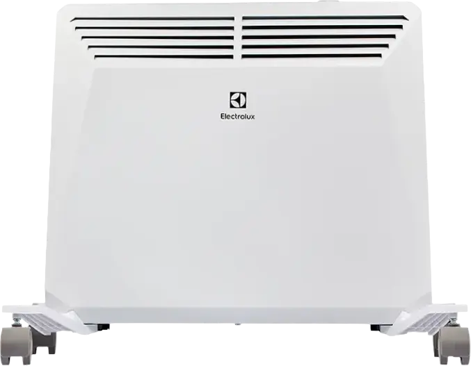 Electrolux Torrid Electric Convector Heater, 1000W, Monolith Heating Element, Mechanical Control, Thermostat, Wall or Floor Mount, White, 15 m2
