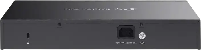 Switch Neadministrat TP-Link DS1008X Omada Multi-Gigabit, 8 Porturi 10GbE (100Mbps - 10Gbps), Capacitate Comutare 160 Gbps, Carcasă Oțel, Desktop/Rackmount