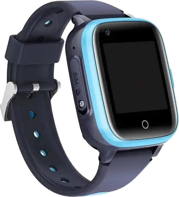 Ceas Inteligent pentru Copii Wonlex KT15 4G LTE Android, Ecran Tactil IPS 1.4 inch, Localizare GPS LBS WiFi, Memorie 4GB, Rezistenta IP67, Culoare: Albastru