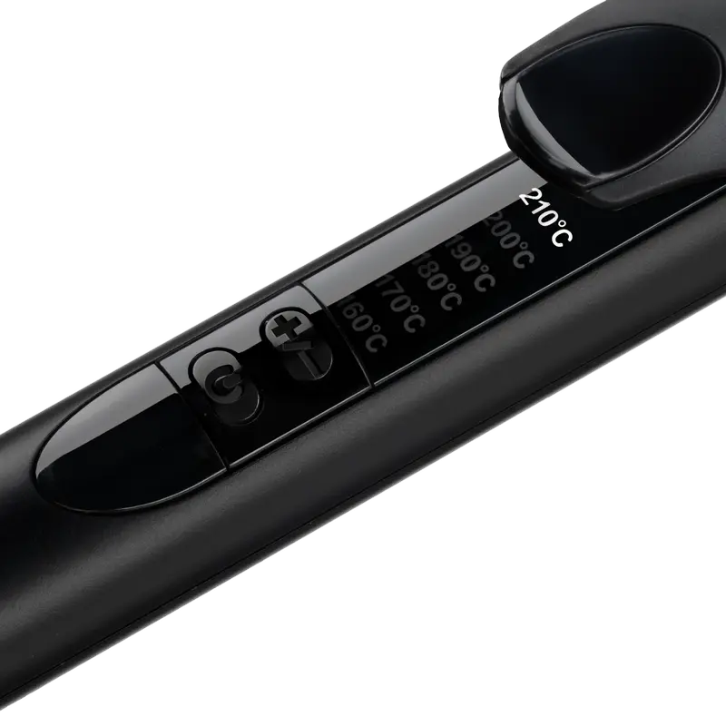 BaByliss C452E Soft Curls Curling Iron, 32mm Quartz-Ceramic Barrel, Advanced Ceramics Technology, 160-210°C, 6 Temp Levels, LCD Display, Swivel Cord