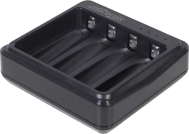 Energenie Încărcător Acumulatori Gembird BC-USB-03, Negru