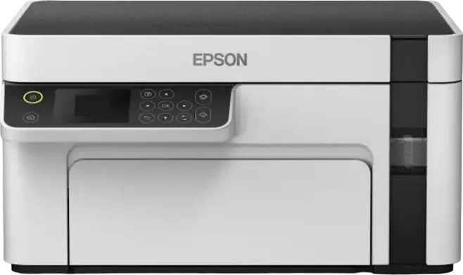 Imprimanta Multifunctionala Mono Epson EcoTank M2120 cu rezervor de cerneala - Printare, Scanare, Copiere, Wi-Fi, Wi-Fi Direct, 15 ppm, A4, Cerneala Pigmentata