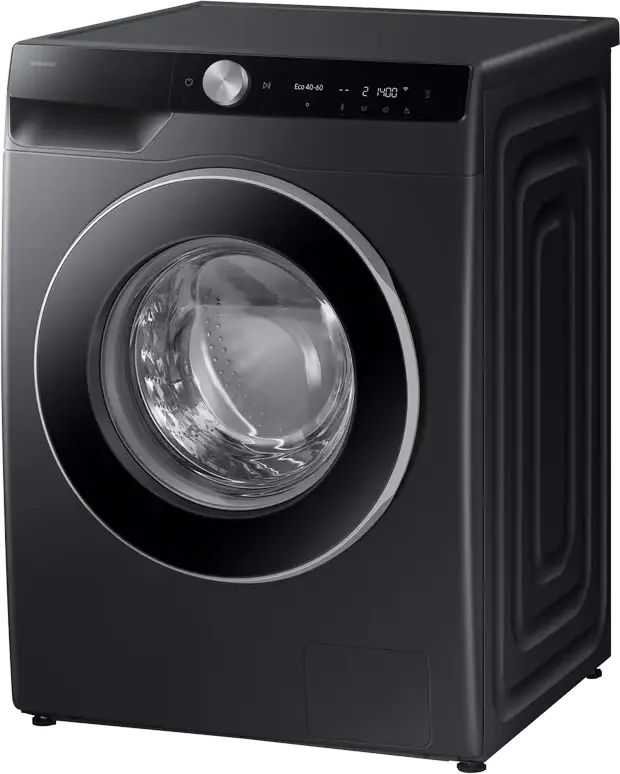 Samsung WW11DG6B25LBUA Series 6 AI Energy Front-Load Washing Machine, 11kg, Class A, 1400 rpm, ecobubble, SpaceMax, Super Speed, SmartThings, Black
