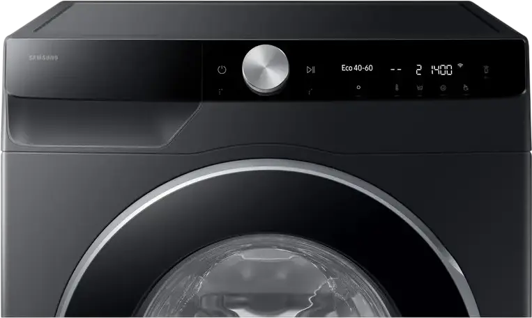 Samsung WW11DG6B25LBUA Series 6 AI Energy Front-Load Washing Machine, 11kg, Class A, 1400 rpm, ecobubble, SpaceMax, Super Speed, SmartThings, Black