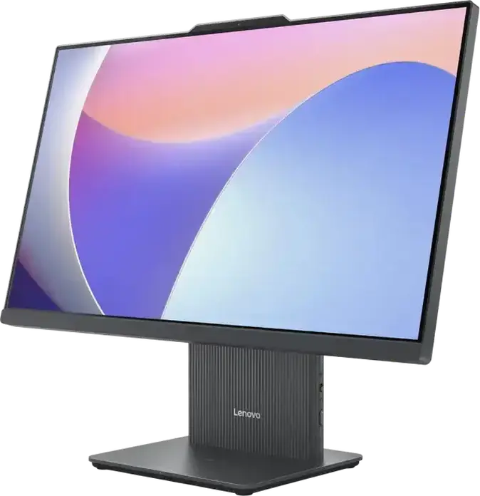 Моноблок Lenovo IdeaCentre AIO 24IRH9, 23.8" FHD IPS экран с антибликовым покрытием, Intel Core i3-1315U, 8ГБ DDR5 RAM, M.2 SSD, Luna Grey
