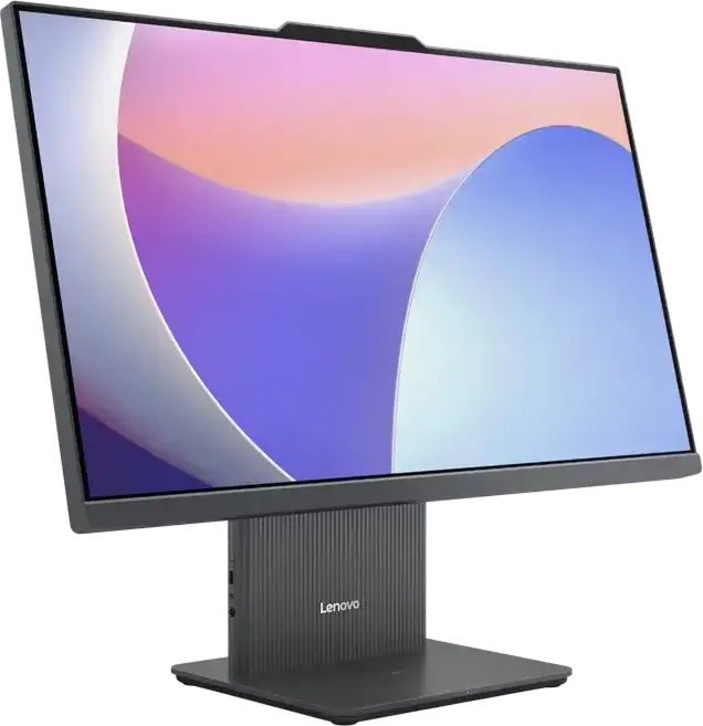 Моноблок Lenovo IdeaCentre AIO 24IRH9, 23.8" FHD IPS экран с антибликовым покрытием, Intel Core i3-1315U, 8ГБ DDR5 RAM, M.2 SSD, Luna Grey