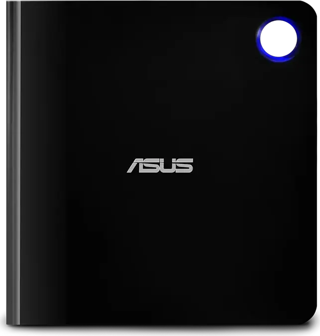 Scriitor Blu-ray Extern ASUS SBW-06D5H-U BD-RE, USB 3.2 Gen 1 Type-C/Type-A, Suport M-DISC, BD-ROM 6X, DVD 8X, CD 24X, Negru, Windows & Mac OS