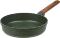 Tiga din Aluminiu Resto 93709 Sadr 24 cm, Strat Non-stick Queenhome, Mânere Bakelit, Compatibilă cu Inducție, Verde