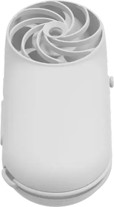Ventilator Portabil Proove Wing, Baterie Li-ion 2000mAh, 4W, Încărcare USB Type-C, 4-5 Trepte de Viteză, Plastic ABS, Indicatori LED, Alb, 12.7cm