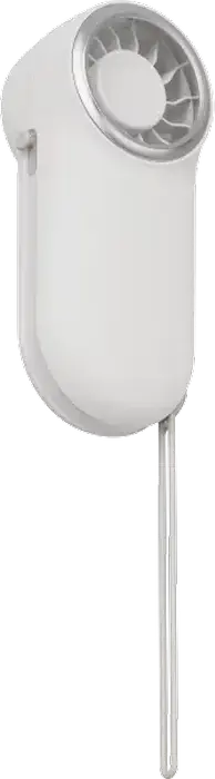 Ventilator Portabil Proove Wing, Baterie Li-ion 2000mAh, 4W, Încărcare USB Type-C, 4-5 Trepte de Viteză, Plastic ABS, Indicatori LED, Alb, 12.7cm