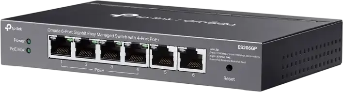 Comutator PoE TP-LINK ES206GP, 4x IEEE 802.3af/at PoE+