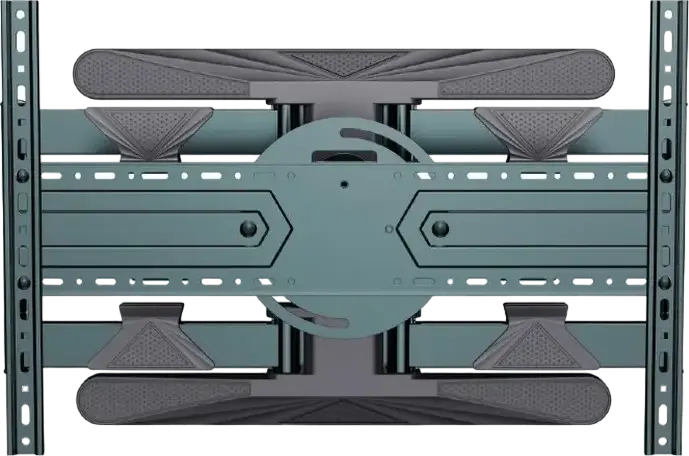 Потолочный кронштейн для ТВ Gembird WM-80STR-01 с полным наклоном для экранов 40-80 дюймов, VESA 100x100 - 600x400мм, нагрузка до 50кг, сталь, черный