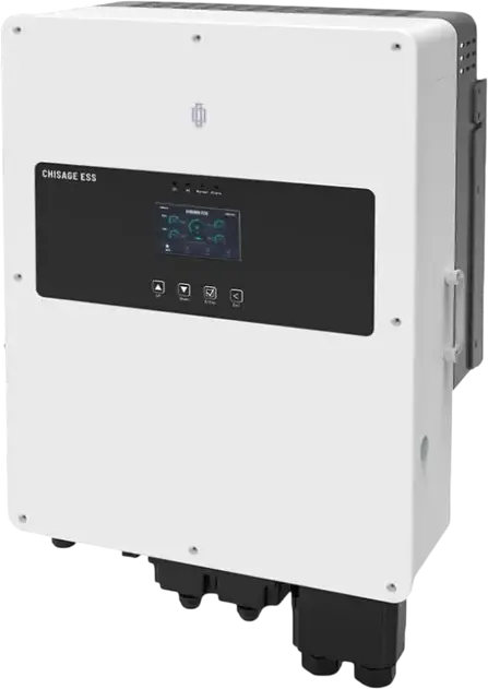 Chisage ESS Jup-10G2-LE Hybrid Single-Phase Inverter 10kW 15kW Max 48V Low Voltage IP65 2 MPPT 26A Smart Air Cooling LCD Display EPS Output White